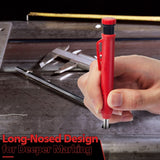 Spring Nail Tool Solid Carpenter Pencil Set, 2Pcs Pencil With 12 Refills And Hammerless Nail Remover Hinge Pin Punch Set