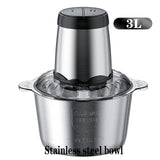 Electric Meat Grinder Food Chopper Stainless Steel Food Processor for Meat Semi-Automatic Food Processor Machine Kitchen Tools
