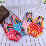 Dots Pet  Dog Diaper dog woman underwear Sanitary Physiological Dog Pants Washable Female Shorts Panties Menstruation Panties