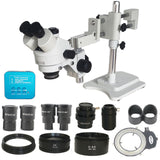 3.5X-90X Double Boom Zoom Simul Focal Trinocular Stereo Microscope 38MP HDMI-Comp USB  Microscopio Camera Phone PCB Repair Tools