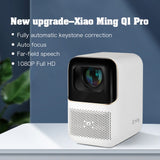 Xming Q1 Pro Mini Projector Portable 500ANSI Lumens 1080P Full HD Home Theater Support 4K Video Projector Wifi Beamer