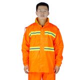 Waterproof Nylon Raincoat Jacket Pants Set Outdoor Men Poncho Raincoat Hiking Portable Thick Regenjacke Winter Raincoat JJ60YY