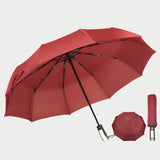 Automatic Large Folding Umbrella Big Size Windproof Women Men Automat Rain Umbrellas Outdoor Travel Business Black Car Parasol