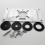 Router Table Insert Plate Work Bench Trimming Machine Engraving Flip Board Multifunctional Woodworking Benches Table