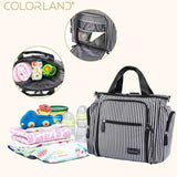 Colorland Baby Diaper Bag For Diapers Wet Bolsa Maternidade Baby Nappy Nursing Bag For Mother Organizer Mummy Maternity Bags