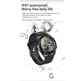 TK88 Smart Watch Men 1.28 inch Rotating Bezel Screen Bluetooth Call Music Playback Smartwatch men For Android Ios VS P8 Plus L16