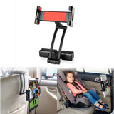 Aluminum Tablet Car Holder Back Seat Headrest Phone Stand Long Arm Adjustable Bracket