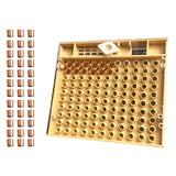 Beekeeping Tools Equipment Set Queen Rearing System Cultivating Box 110Pcs Plastic Bee Cell Cups Cup Kit Queen Cage