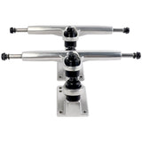 1 Pair Double Floor Longboard Trucks 7 Inch Skateboard Bracket Trucks Gravity Casting Tech