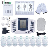 Electronic Tens EMS Muscle Stimulator Pulse Acupuncture Massage Therapy for Back Neck Full Body Massager 16 Pads Russian/English