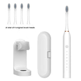 Sonic Electric Toothbrush Ultrasonic Automatic USB Rechargeable IPX7 Waterproof Whitening Teeth Tooth Brush Head Holder Adult
