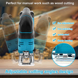 Cordless Jig Saws Cutting Angles Adjustable Electric Jigsaw Portable Multi-Function Woodworking Power Tool