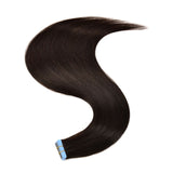 PU Hair Wig Piece Real Hair Wig Female Straight Hair Seamless Invisible Refill Tape In Extension