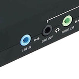 USB 2.0 7.1-channel Sound Card with Optical interface, dual microphone heads, live broadcast sound card equipment