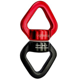 Climbing Swivel Aluminum Alloy Triangular Rotational Device Spinner 30KN 360 Degree Rope Swivel Connector for Hammock