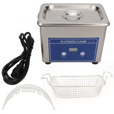 800ml Ultrasonic Cleaner Household Cleaning Machine for Watch Jewelry Glasses False Teeth Ultra Sonic Cleaner Bath Tank