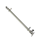 316 Stainless Steel Polished  "Flag Rod Stick with Pedestal Base