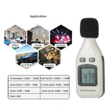 Digital Sound Level Meter Decibel Logger 30-130dB Data Logger Sound Level tester Recorder Noise Analyzer Decibel diagnostic-tool