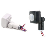 2PCS 220V Mini Human Body Infrared Sensor Infrared Body Sensor Switch LED Flood Light PIR Motion Sensor, White &amp; Black
