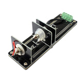 10A 4 Wire Battery Resistance Capacity Test Testing Stand Cell Holder Battery Clips For 18650 26650 21700 AAA