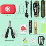 Survival Gear Tactical Gear Survival Kit Outdoor Camping First Aid Kit Multifunct Survival Supplies Gift For Husband,Boyfriend