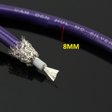 Van Den Hul RCA Cable Silver Plated Conductor  2RCA to 2RCA Male Audio Cable Hi-end CD Amplifier Interconnect RCA Cable