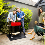 TOMSHOO Under Grill Mat Fire Pit Deck Patio Ember Mat Fireproof Mat Grill Pad for Camping Gas Stove Outdoor Wood Stove BBQ Grill