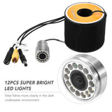 15m 30m 50m Cable Underwater Fishing Camera 12 LEDs Night Vision Waterproof Fish Shape Boat ocean Ice Fishing Camera Accessories