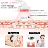 6 In 1 EMS Skin LED Photon Tightening Mesotherapy Facial Lifting Skin Rejuvenation Anti Aging Eye Care Massager Makeup Removal