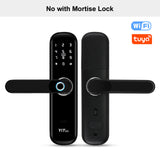 YiToo S3 WIFI Fingerprint Lock Waterproof Biometric Smart Door Lock With Tuya APP Remotely / Rfid Card / Password /Key Unlock
