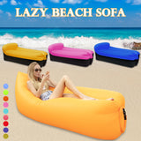 Inflatable Sofa Adult Beach Lounge Chair Pool Toys Folding Camping Sleeping Bag Waterproof Bags Lazy Swimming Supplies Air Bed