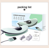 Back Massager for Low Back Pain Relief Heated Lumbar Support Back Traction Device with Airbag Traction and Vibration Massage