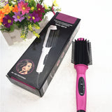 Fast Heat Curler Hair Straightener Electric Hair Comb Brush Straightening Irons Multifunction Salon Curling Tool EU Plug