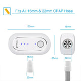 MOYEAH CPAP Cleaner Sanitizer Respiratory Breathing Machine Cleaner Disinfector with Heated Hose Connector For Mask Tubing Cpap