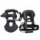 Sports Cycling Aluminum Vintage Nylon Universal Pedal Bike Parts Strap Toe Clip Components Dual Purpose Bicycle Flat Platform