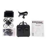 65mm Wheelbase FPV Basic Set T02 Kit RC Quadcopter FPV Racer Drone 800TVL Self-stabilizing Mode With Transmitter&amp;Monitor Display