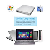 USB external optical drive 24-speed CD music burner mobile optical drive external CD burner USB2.0 COMBO