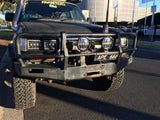Black 105W 7 Inch LED Work Light High/Low beam OffRoad Fog Driving Light Roof Bar Bumper for Jeep/4x4/Truck/SUV/Cabin/Boat