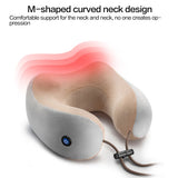 Vibration Neck Massager Electric Cervical Massage Pillow Cervical Spine Massager Massage Vibrator Pain Relief Physiotherapy