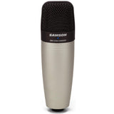 100% Original SAMSON C01 Condenser Microphone and SP01 shock mount for recording vocals, acoustic instruments and for drum mic