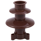 New Mini Chocolate Fountain Three Layers Creative Chocolate Melt With Heating Fondue Machine Diy Melt Waterfall Pot Melting Towe