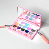 Kid Makeup Toy Mini Cosmetic Lipstick Eyeshadow Nail Gel Beauty Set Portable Cosmetic Bag Little Girls Princess Birthday Gift