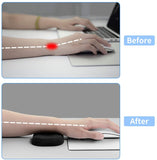 Keyboard and Mouse Wrist Rest Pad Set Padded Memory Foam Hand Rest, Keyboard Wrist Rest, Laptop Typing and Wrist Pain Relief