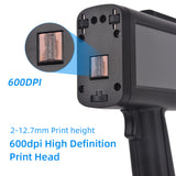 Portable HD Handheld Inkjet Printer 4.3 Inch Touchscreen Intelligent Barcode Printer for Logo Date QR Code Symbols USB Interface