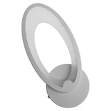 LED Light Modern Wall Lamp Acrylic Sconce 12W AC90-260V Oval Shape Indoor Bathroom Bedroom Living Room Hallway Art Decoration