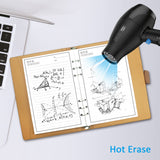 Newyes Smart Reusable Erasable Notebook Microwave Wave Cloud Erase Notepad Note Pad Lined With Pen pocketbook Dropshipping