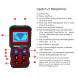 NF-826 Portable Wire Trackers Practical Telephone Lines Locator Underground Wires Detector Professional Cable Finder