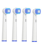 Oral-B EB20/17/25/600/50 Each Vacuum Packed with Cap 5x Replacement Brush Heads for Oral-B Electric Toothbrush