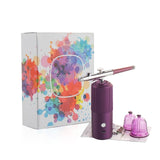 Mini Airbrush Kit With Compressor Multi-Function Art Painting Nano Spray Gun Nail Airbrush Cake Decorating Makeup Tattoo Sprayer