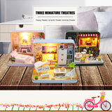 Doll House Model for Kids Birthday Gift Classic Educational Assemble Toys 3 Styles Creative DIY Dollhouse Toys